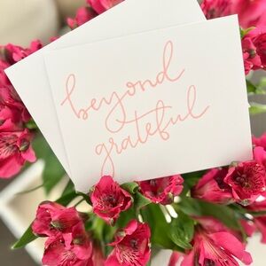 Hand Lettered Cards (set of 12)
